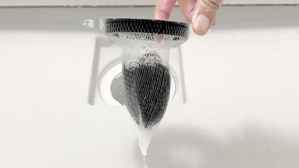 大量の毛をしっかりキャッチ